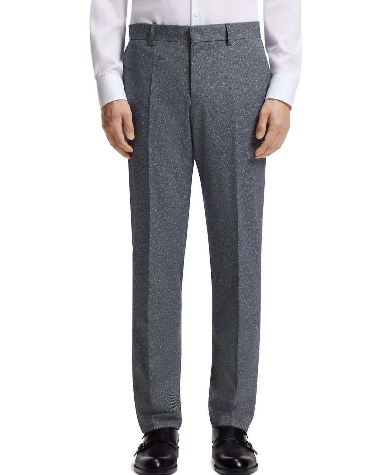 Boss by Hugo Men's Stretch Boucle Two-Piece Regular-Fit Suit