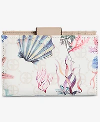 Giani Bernini Sea Print Framed Indexer Wallet, Macy's Exclusive - Under The Sea