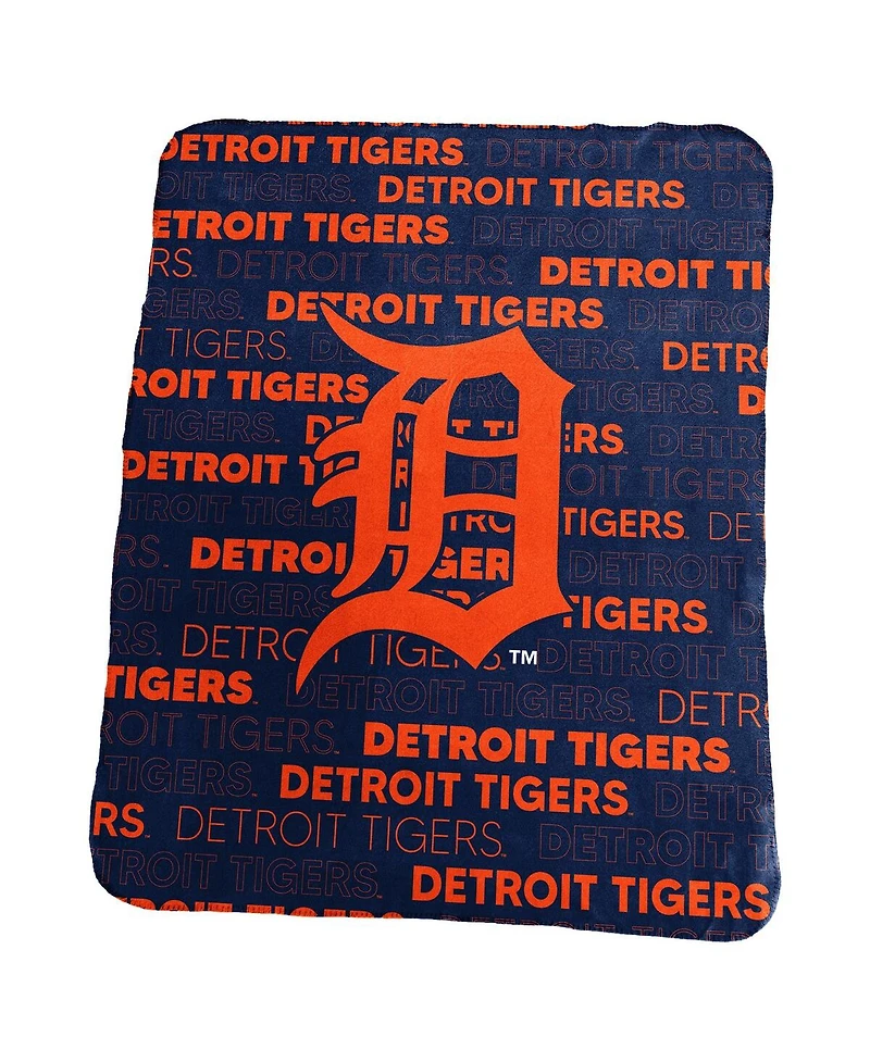 Logo Brands Detroit Tigers 50" x 60" Classic Fleece Throw Blanket