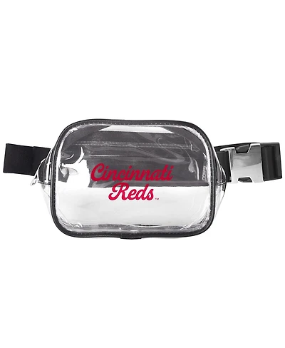 Logo Brands Cincinnati Reds Clear Belt Bag