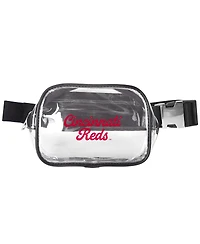 Logo Brands Cincinnati Reds Clear Belt Bag