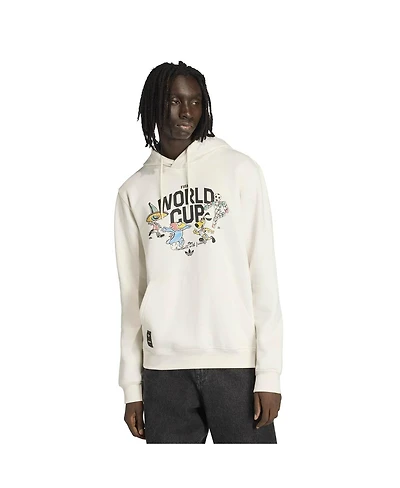 Adidas Men's White Fifa World Cup Historic Mascot Hoodie