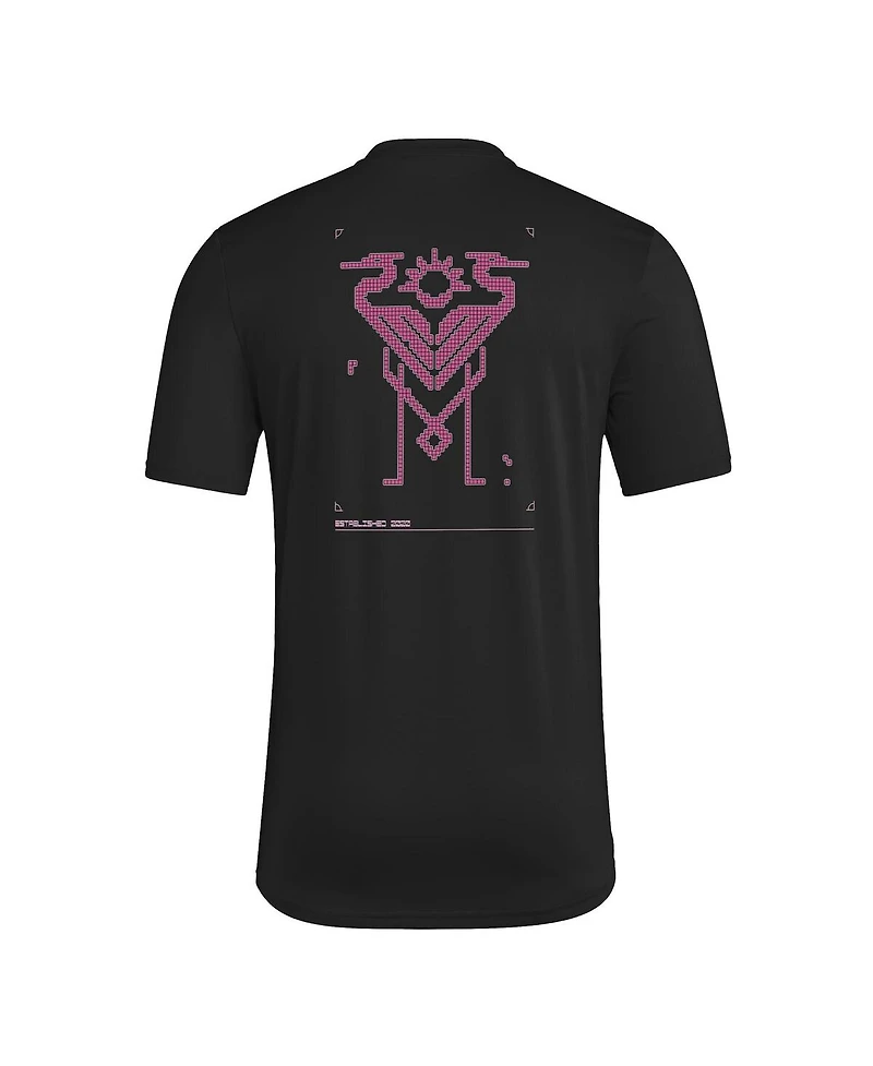 Adidas Men's Black Inter Miami Cf 2026 Anthem Aeroready Pregame T-Shirt