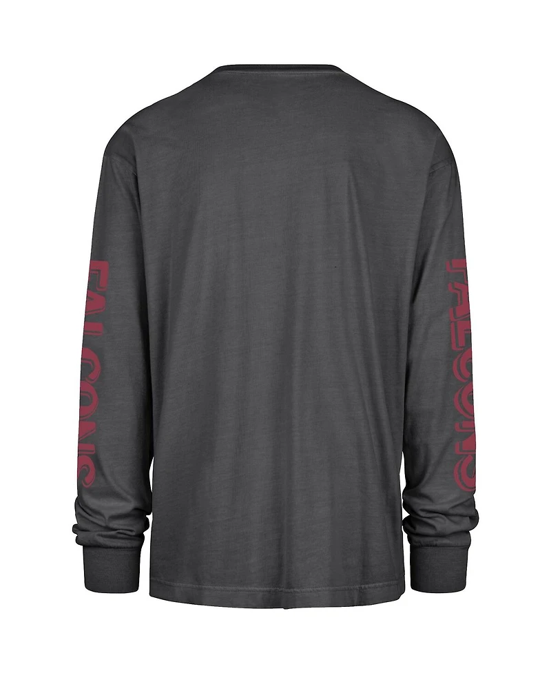 '47 Brand Men's Black Atlanta Falcons Cairn Ravine Foundation Long Sleeve T-Shirt