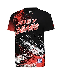 Starter Men's Black Joey Logano Touchdown Extreme T-Shirt