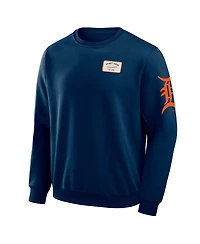 Darius Rucker Collection by Fanatics Men's Navy Detroit Tigers Washed Crew Neck Pullover Sweatshirt