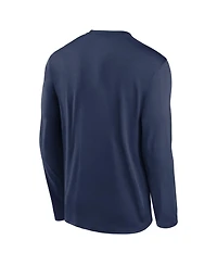 Nike Men's Navy Tampa Bay Rays Authentic Collection Legend Dri-fit Long Sleeve T-Shirt