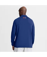 Nike Men's Royal New York Mets Authentic Collection Dri-fit Raglan Half-Zip Pullover Hoodie