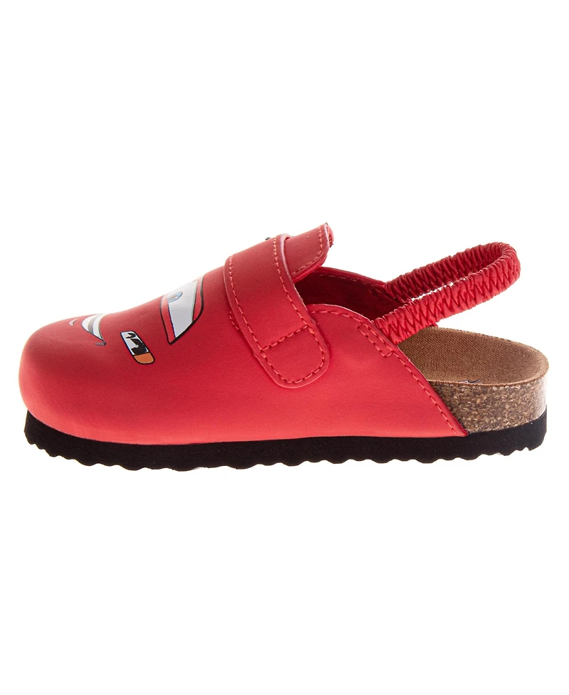 Disney Cars Lightning McQueen Boys' Clogs Slip On, Cork, and Mule Sandals