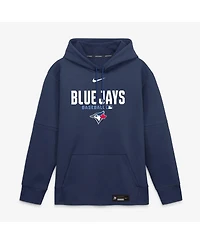 Nike Men's Navy Toronto Blue Jays Authentic Collection Therma-fit Hoodie