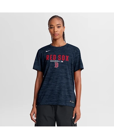 Nike Women's Navy Boston Red Sox Authentic Collection Velocity Dri-fit T-Shirt