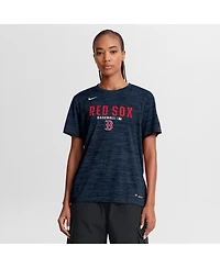 Nike Women's Navy Boston Red Sox Authentic Collection Velocity Dri-fit T-Shirt