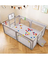 Large Baby Playpen with Mat and Ocean Balls