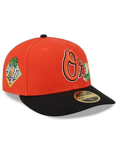 New Era Men's Orange/Black Baltimore Orioles 2026 Spring Training Low Profile 59FIFTY Fitted Hat