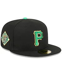 New Era Men's Black Pittsburgh Pirates 2026 St. Patrick's Day 59FIFTY Fitted Hat