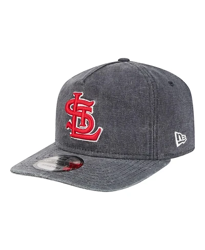 New Era Men's Heather Gray St. Louis Cardinals Throwback Denim Classic 19TWENTY Adjustable Hat