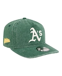 New Era Men's Green Athletics Denim Classic 19TWENTY Adjustable Hat