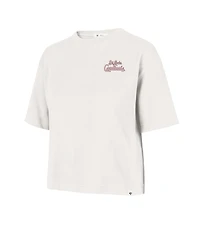 '47 Brand Women's Cream St. Louis Cardinals Love Letter Reed City T-Shirt