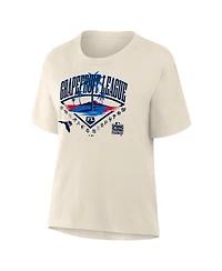 Fanatics Women's Cream 2026 Spring Training Grapefruit League Relaxed Hip Legacy T-Shirt
