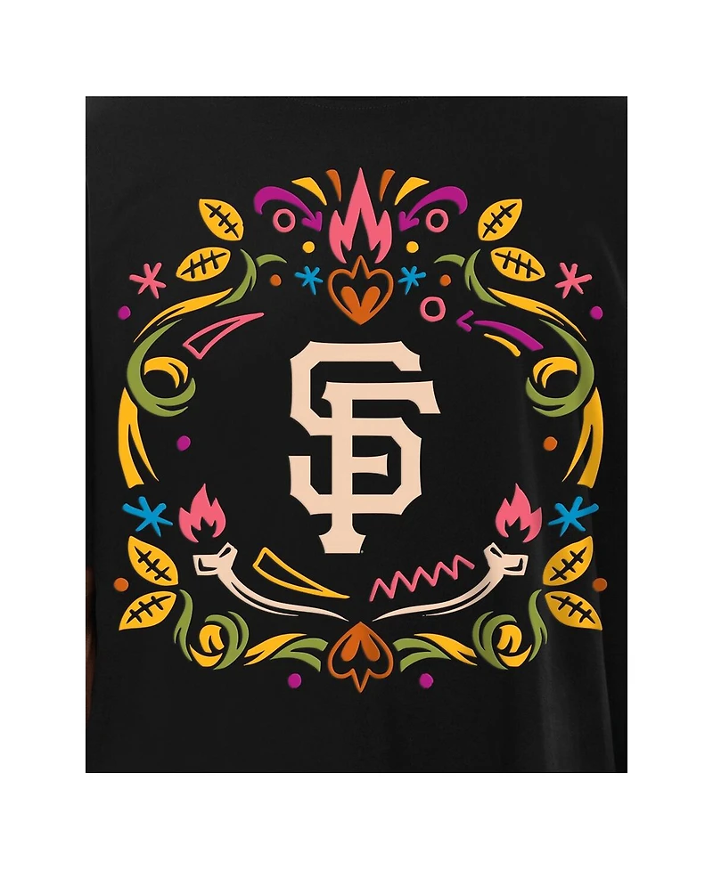 New Era Men's Black San Francisco Giants Dia de los Muertos T-Shirt