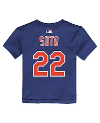 Nike Baby Boys and Girls Juan Soto Royal New York Mets Name Number T-Shirt