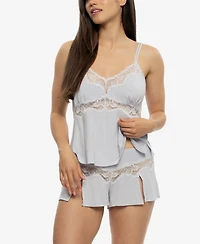 Jezebel Women's Myrna Modal Lace Cami and Shorts Set Style 999677