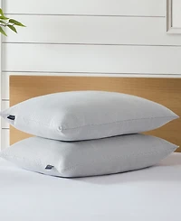 Nautica Charcoal Knit 2-Pack Pillows, Standard