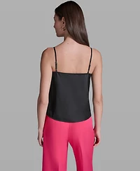 Bcbg Women's V-Neck Lace Cami Top