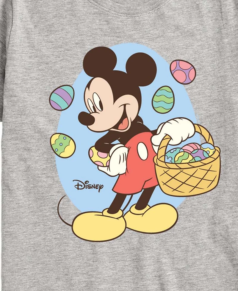 Disney Boys' Toddler 2T-5T Mickey Easter Basket Short-Sleeve Graphic T-Shirt