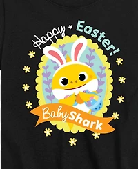 Hybrid Boys' Toddler 2T-5T Baby Shark Happy Easter Short-Sleeve Graphic T-Shirt