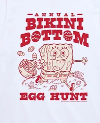 SpongeBob SquarePants Boys' 8-20 Bikini Egg Hunt Short-Sleeve Graphic T-Shirt