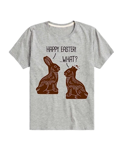 Hybrid Big Boys Happy Easter What Graphic T-Shirt