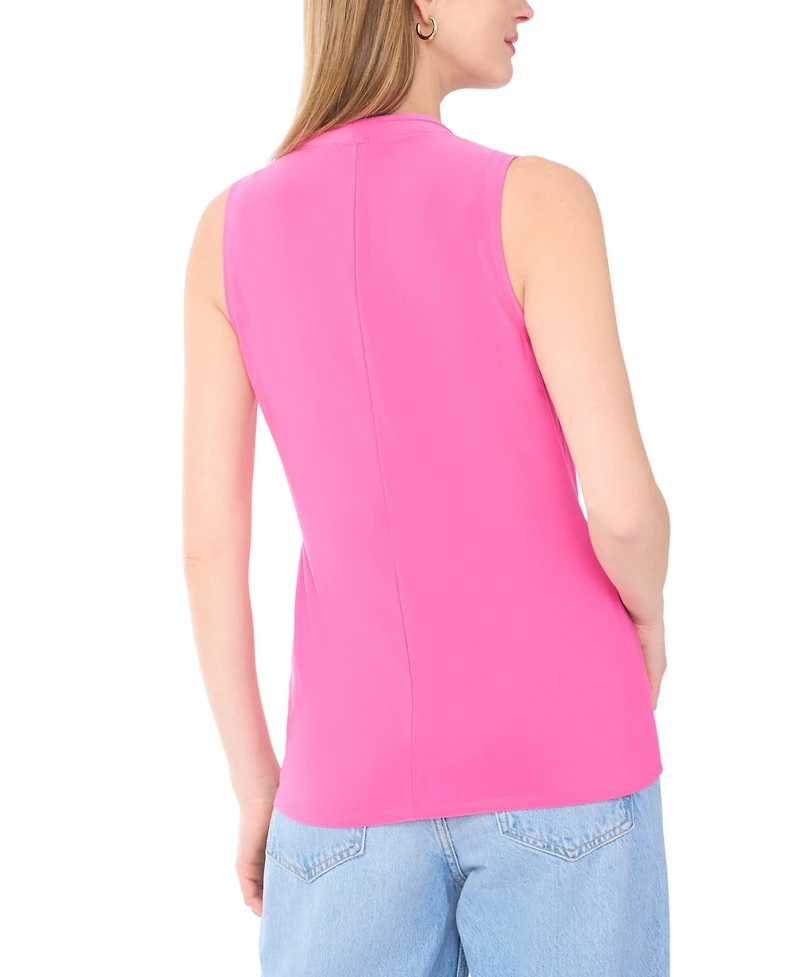 Vince Camuto Women's Crossover Wrap-Front Sleeveless Top