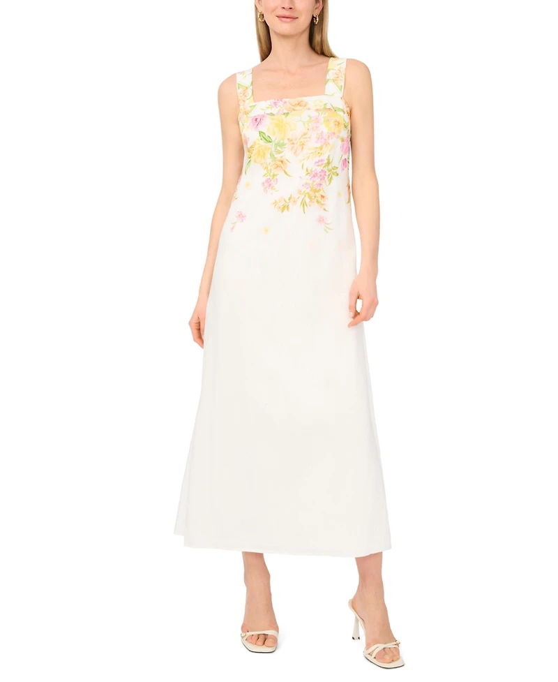 Vince Camuto Women's Square Neck Maxi Dress