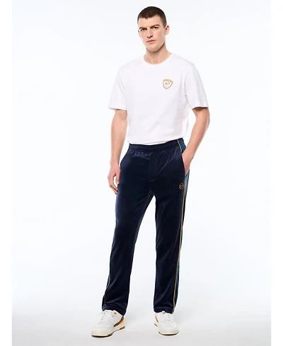 Sergio Tacchini Men's Forato Velour Track Pant