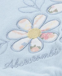 abercrombie kids Baby Girls' Crewneck Sweatshirt and Skirt, 2-Piece Set