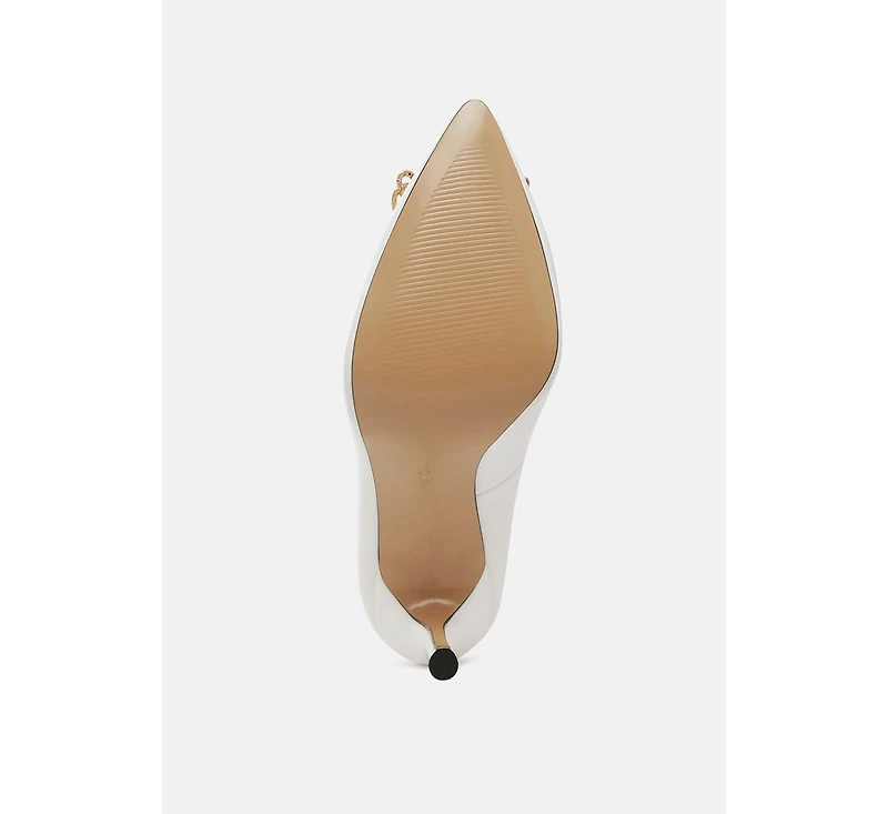 Women Cirrus Diamante Embellished Brooch Pumps