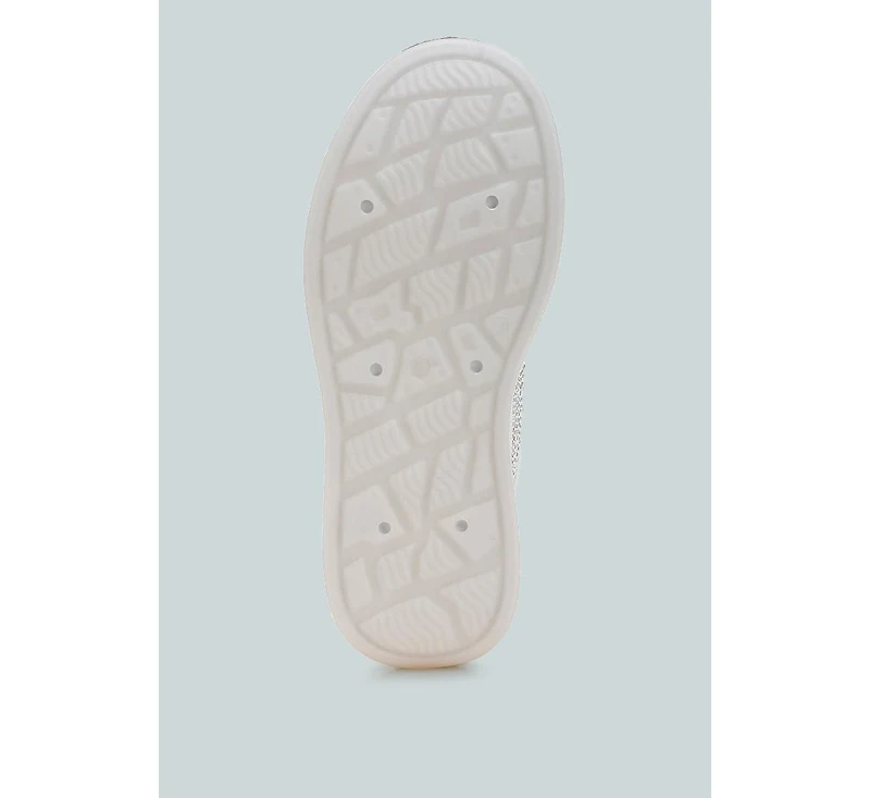 London Rag Jitter Bug Rhinestones Embellished Chunky Sneakers