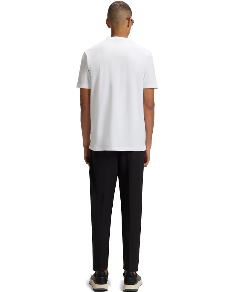 Boss by Hugo Men's Contrast Logo Regular-Fit T-Shirt