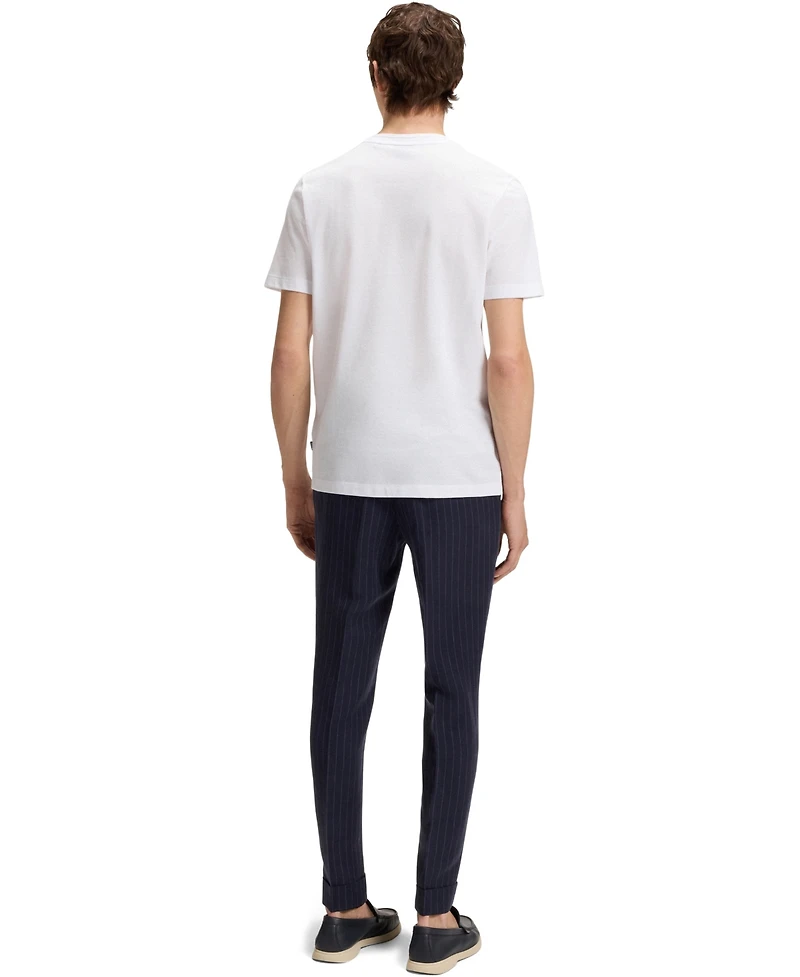 Boss by Hugo Men's Bubble-Jacquard Structure T-shirt