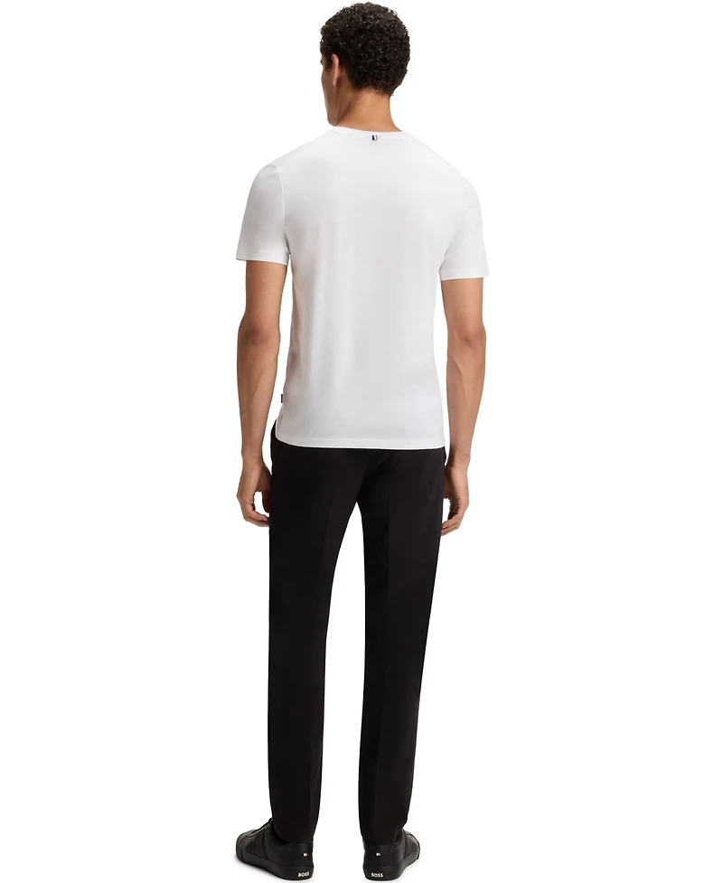 Boss by Hugo Men's Slim-Fit Mercerized-Cotton T-shirt