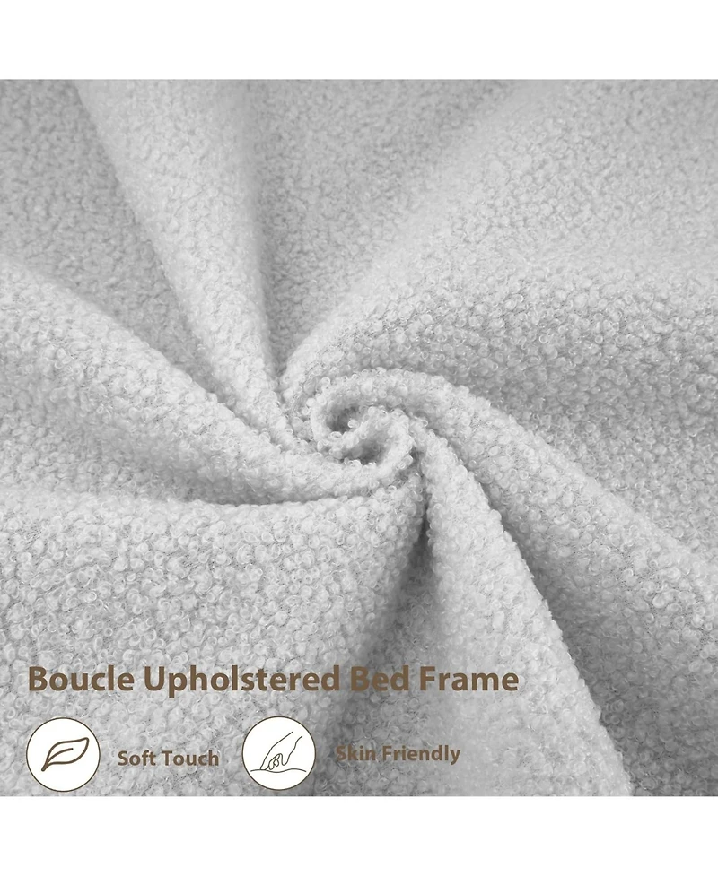 gaomon Led Twin Bed Frame with 2 Tier Storage Headboard Platform Drawer Charging Station Heavy Duty No Box Spring