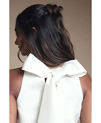 Coast Women's Structured Satin Bridal Mini Dress