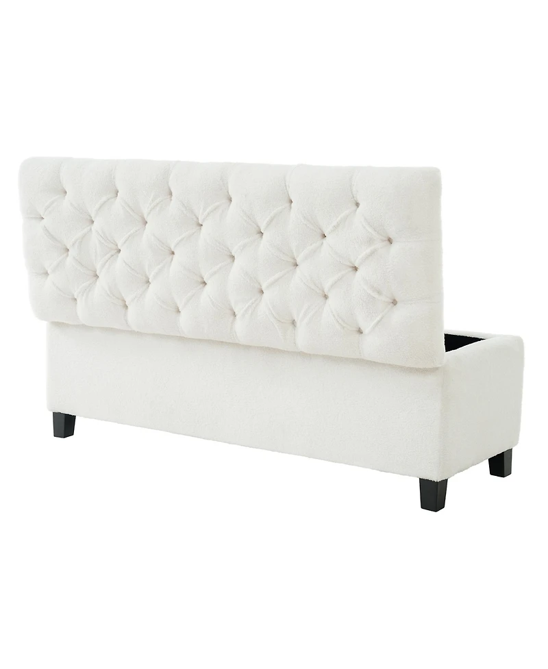 Rainsken Ottoman Bench with Storage