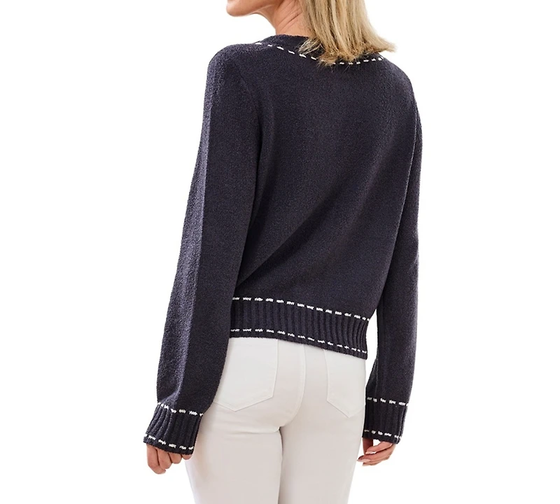 Tribal Women's Contrast Stitch Cardigan