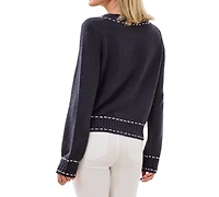 Tribal Women's Contrast Stitch Cardigan