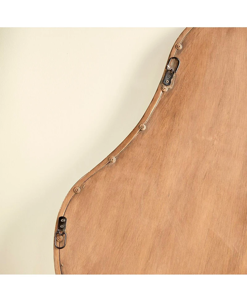 Tikamoon Dim mindi wood mirror 85x65