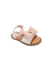Bebe Big Girls Sandals Cute Fashion Flat and Summer Shoes with Ankle Strap