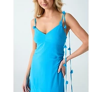 Guess Women's Stefani Sleeveless Asymmetric Flowy Dress
