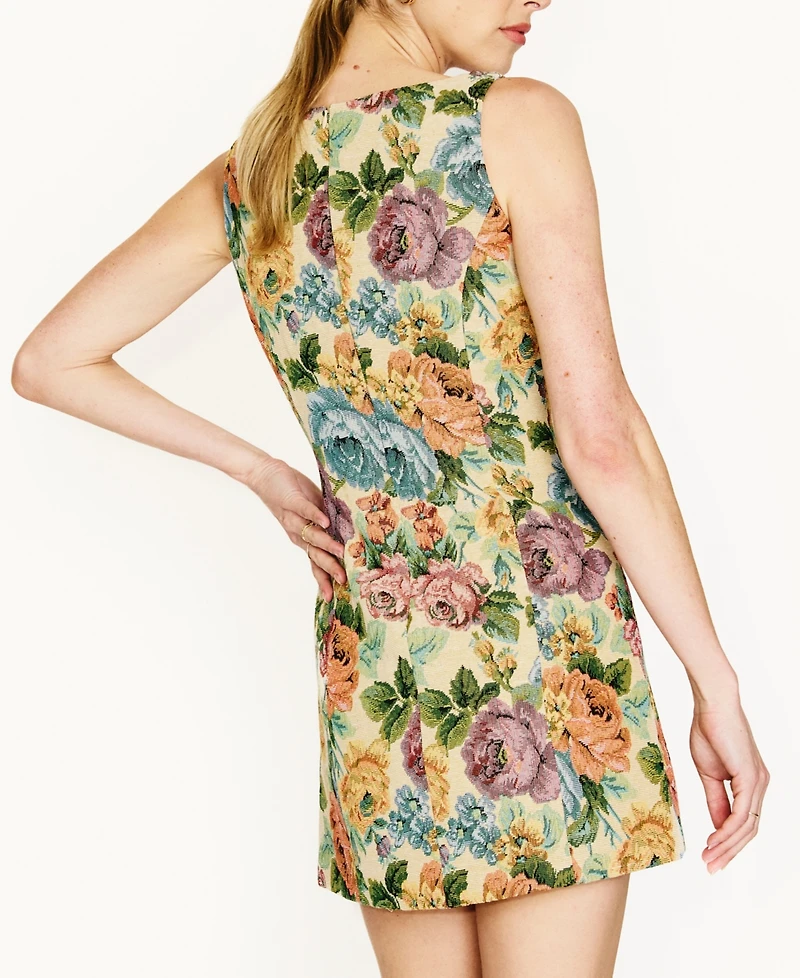 Line & Dot Women's Python Sleeveless Mini Dress